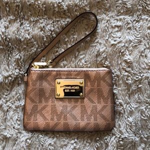 Michael Kors Rose Gold Mini Wristlet